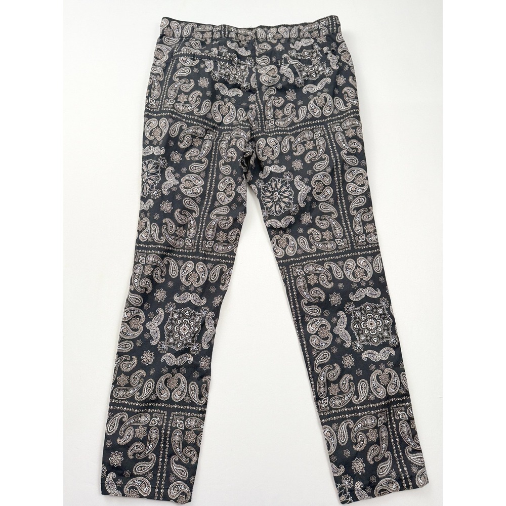 PACSUN Paisley‎ Print Slim Fit Pants  Size Medium - Picture 2 of 4